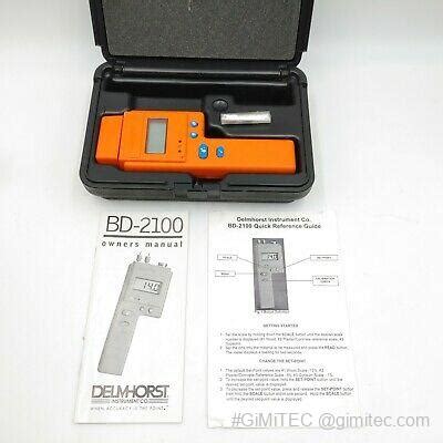 bd 2100 moisture meter|delmhorst bd 2100 instructions.